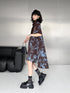Sequin Deer Print Shirt Dress